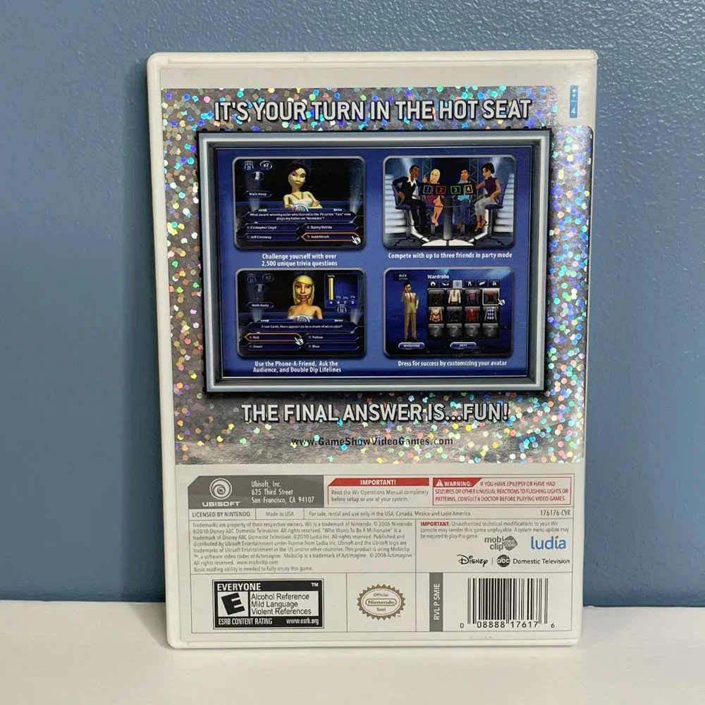 Nintendo Wii WHO WANTS TO BE A MILLIONAIRE‎ Video Game Complete TESTED